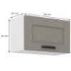 Obrazek Szafka kuchenna Luna claygrey/biały 60GU-36 1F