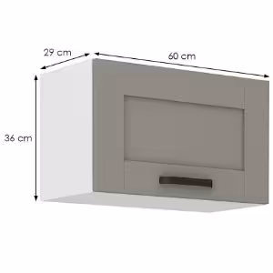 Obrazek Szafka kuchenna Luna claygrey/biały 60GU-36 1F