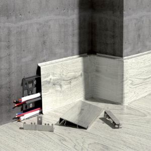 Obrazek Listwa przypodłogowa PCV Hi-Line Prestige 283 Dąb Nike 