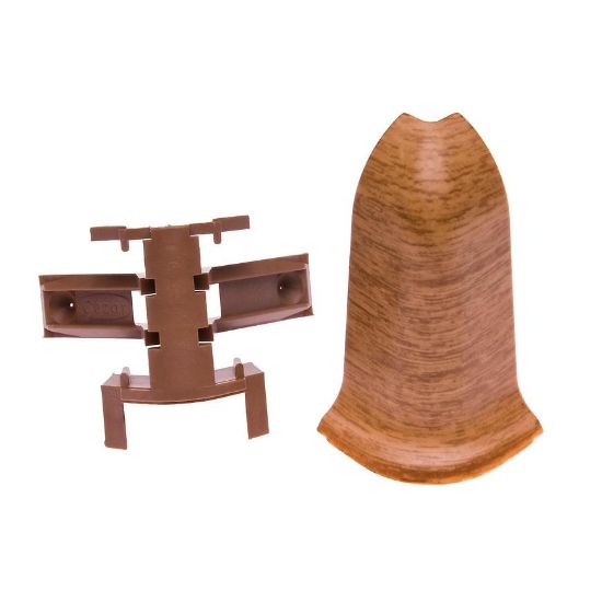 Obrazek Narożnik zewnętrzny do listwy 151/22 EASY - Dąb klepka 