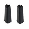 Obrazek Narożnik zewnętrzny Hi-Line 90 Czarna - 2 szt. 
