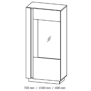 Obrazek Witryna 72 Arco C dąb grandson
