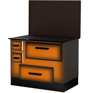 Obrazek Kuchnia Alfa 55 Eco De Lux 6 kW prawa