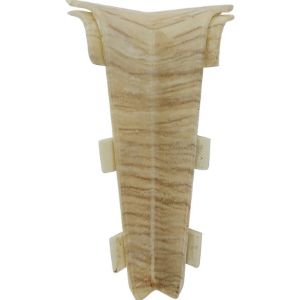 Obrazek Narożnik wewnętrzny do listwy SG75 - F0 Dąb piaskowy-1 szt