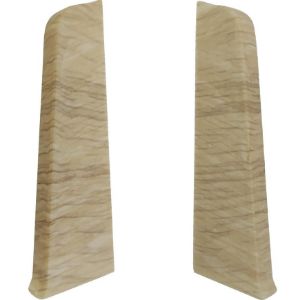 Obrazek Zaślepki lewa+prawa do listwy SG75 - F0 Dąb piaskowy-1+1 szt