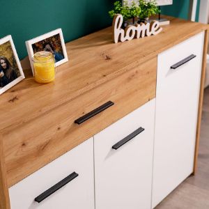 Obrazek Komoda Varadero artisan/biały 3K1F 11011610