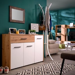 Obrazek Komoda Varadero artisan/biały 3K1F 11011610