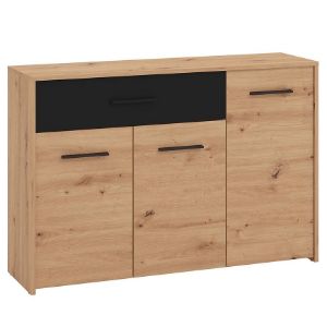 Obrazek Komoda Varadero artisan/czarny 3K1F 11011628