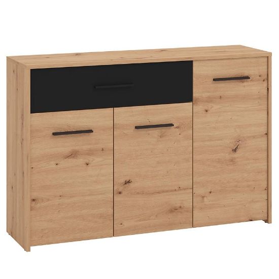 Obrazek Komoda Varadero artisan/czarny 3K1F 11011628