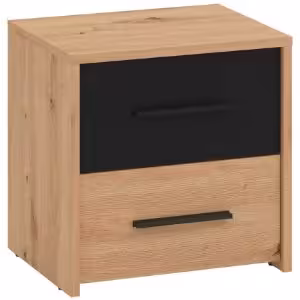 Obrazek Szafka nocna Varadero artisan/czarny NO2F 11011630