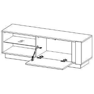 Obrazek Szafka RTV 138 Arco G dąb grandson