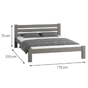 Obrazek Łóżko Adek 160 szare 