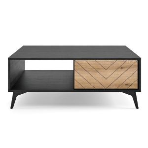 Obrazek Ława Diamond L104 dąb evoke/czarny