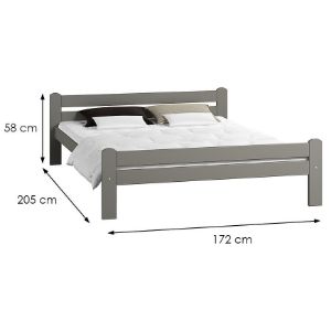 Obrazek Łóżko Dorota 160 szare 