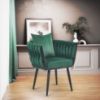 Obrazek Fotel wypoczynkowy Belgium 2 ciemny zielony/czarny