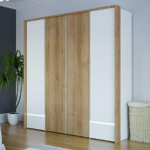 Obrazek  Szafa Whiteheaven 205 cm LNBS3411B-M216 z oświetleniem