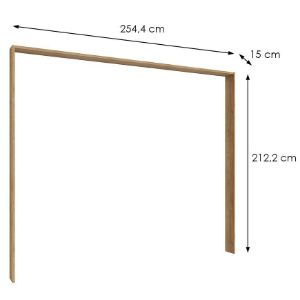 Obrazek Listwy okalające do szafy Whiteheaven 250cm LNBZ01-D85 