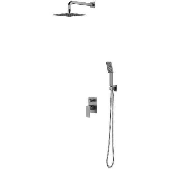 Obrazek System prysznicowy podtynkowy Parma SYSPM21IN nikiel 