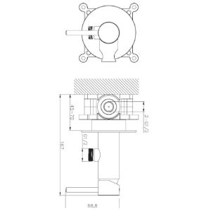 Obrazek System bidetowy podtynkowy Y