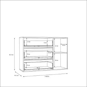Obrazek Komoda Lenybelardo LNBK222B-M216
