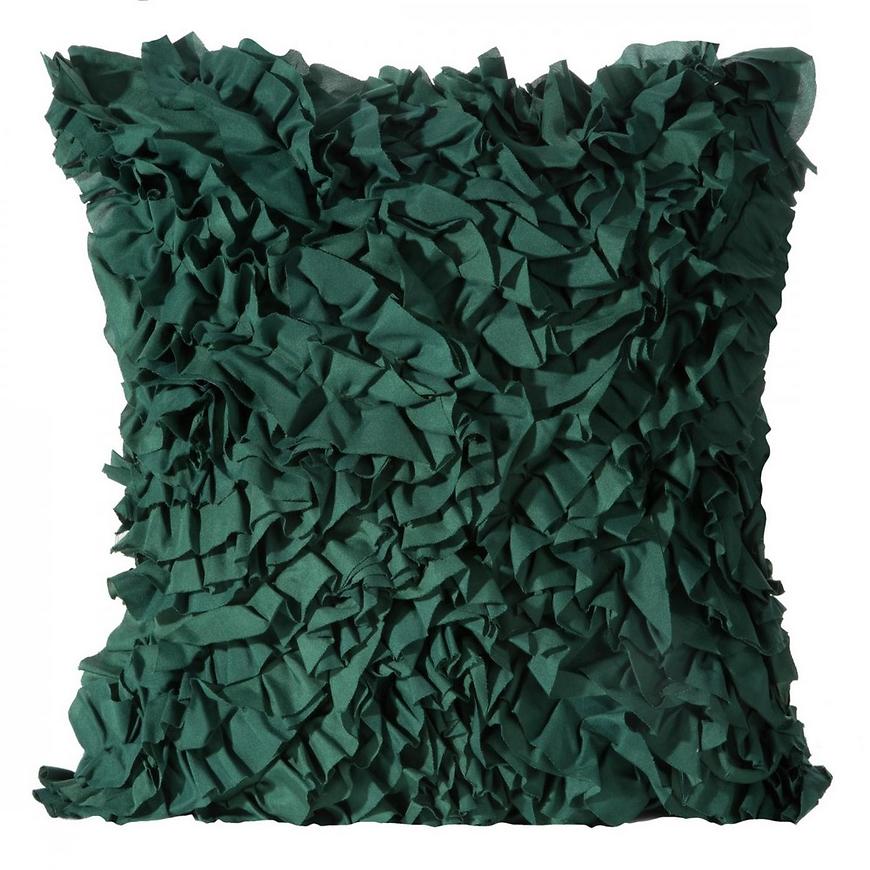 Poszewka Mirena 45x45 ciemnozielona 373352