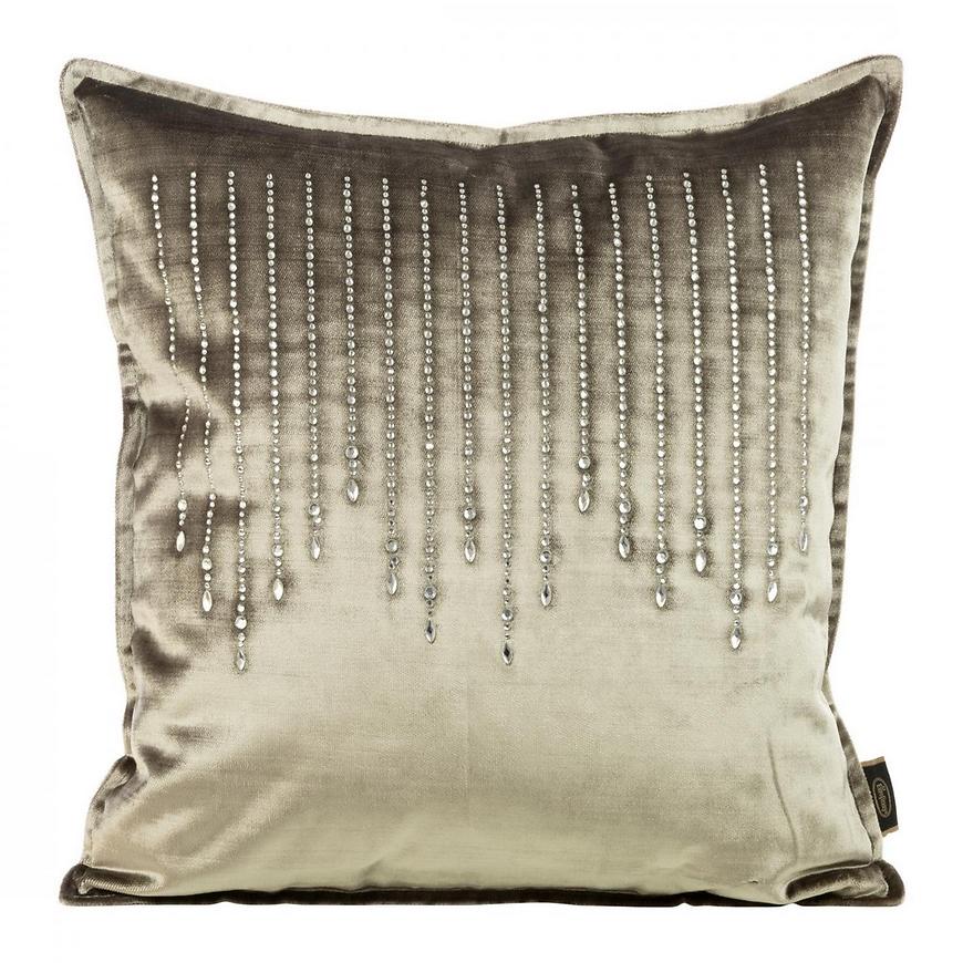 Poszewka Royal 45x45 ciemna beżowa 390220