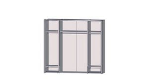 Obrazek Szafa ubraniowa Lenybelardo LNBS3411B-M216