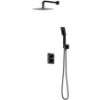 Obrazek  Parma system prysznicowy podtynkowy termostat czarny