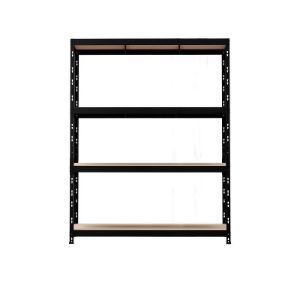 Obrazek Regał Magazynowy Metalowy NERO II 180x120x45 4 półki/300kg Czarny 
