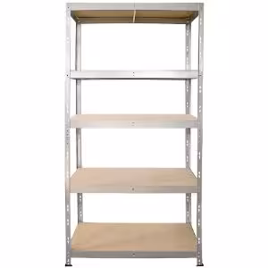 Obrazek Regał metalowy magazynowy nitowany Stabil II ocynkowany 180x90x45cm – 250kg/5 półek 