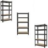 Obrazek Regał Magazynowy Metalowy Black 180x90c30cm 5 półek/175kg