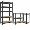 Obrazek Regał Magazynowy Metalowy Black 180x90c30cm 5 półek/175kg
