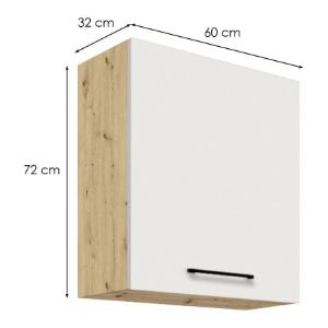 Obrazek Szafka kuchenna Infinity 34G WHITE ARTISAN