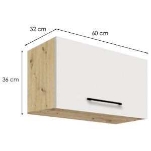 Obrazek Szafka kuchenna Infinity 36G WHITE ARTISAN