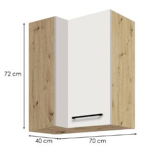 Obrazek Szafka kuchenna Infinity 45G P WHITE ARTISAN