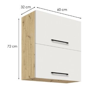 Obrazek Szafka kuchenna Infinity 47G WHITE ARTISAN