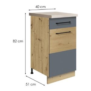 Obrazek Szafka kuchenna Infinity 2D GREY