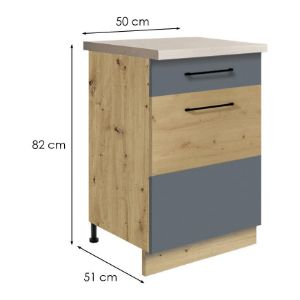 Obrazek Szafka kuchenna Infinity 4D GREY