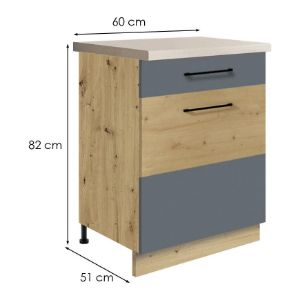 Obrazek Szafka kuchenna Infinity 5D GREY