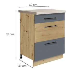 Obrazek Szafka kuchenna Infinity 10D GREY