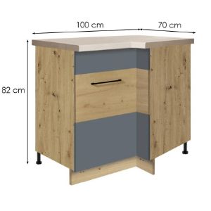 Obrazek Szafka kuchenna Infinity 15D L GREY