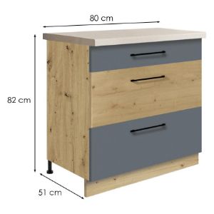 Obrazek Szafka kuchenna Infinity 22D GREY