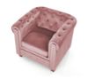 Obrazek Fotel wypoczynkowy Narwal różowy/czarny