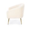 Obrazek Fotel wypoczynkowy Visotto kremowy/złoty