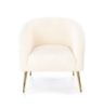 Obrazek Fotel wypoczynkowy Visotto kremowy/złoty