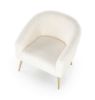 Obrazek Fotel wypoczynkowy Visotto kremowy/złoty