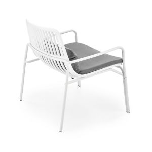 Obrazek Fotel Daida biały/popielaty