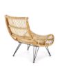Obrazek Fotel wypoczynkowy Velmond rattan naturalny