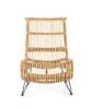 Obrazek Fotel wypoczynkowy Velmond rattan naturalny