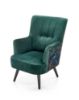Obrazek Fotel wypoczynkowy Bono ciemny zielony/czarny